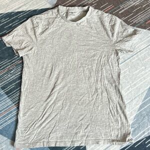 H&M Men's Gray T-Shirt Cotton Size Small